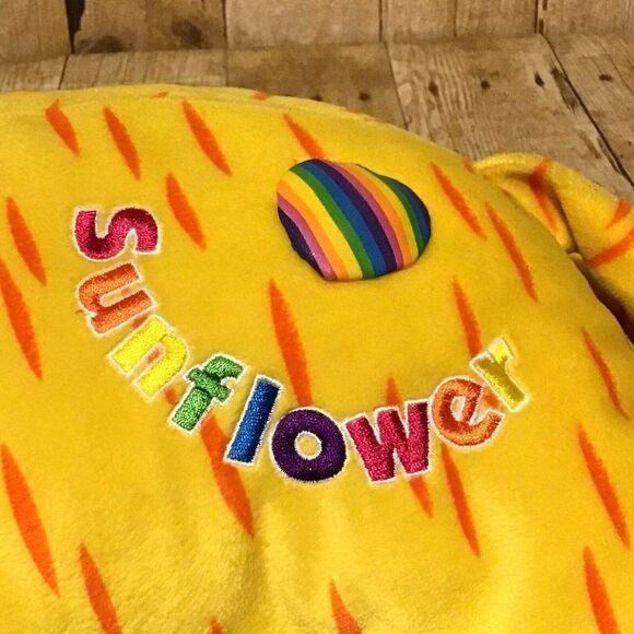Vintage Lisa Frank Sunflower 23” Yellow Cat Plush 1998 - Picture 6 of 12